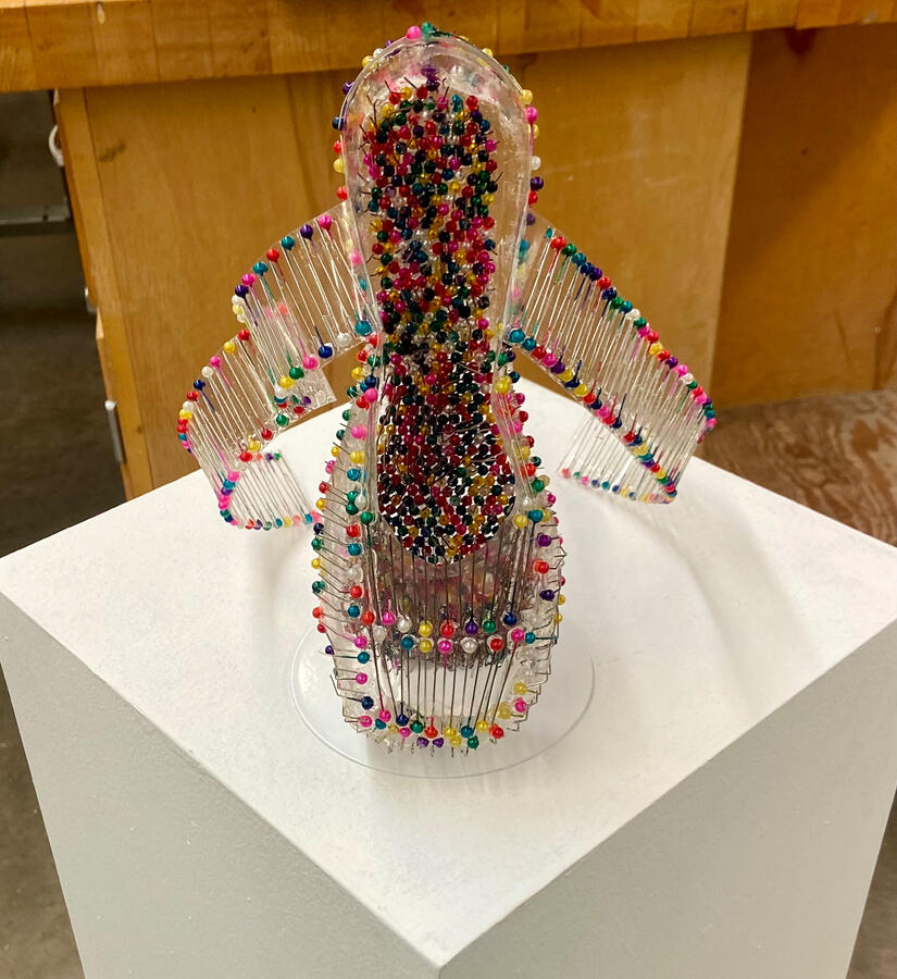 Pointe Shoe Pin Sculpture
